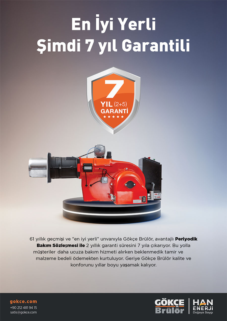 7 Yıl Garantili Brülör Kampanyası